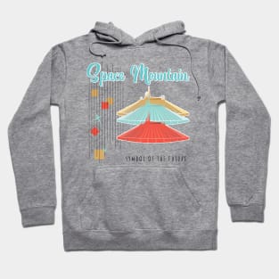 Space Mtn - Mid Century Modern - The Symbol of the Future Hoodie